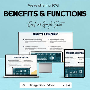 Dashboard Sheet Template | Excel & Google Sheets | Real-Time Data Tracking, Budget Management, Analytics Dashboard