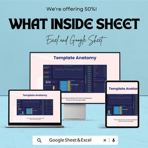 Forecast Dashboard Template - Financial Planning and Tracking - Expense vs Income Tracker, Budget Management - Customizable