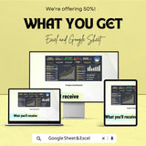 Project Dashboard Sheet for Excel and Google Sheets – Task Tracking, Budget Management, & Timeline Visualization