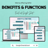 Ledger Balance Monitoring Dashboard Template | Financial Tracking Excel & Google Sheets | Manage Debts, Credits, and Balances |
