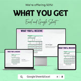 Zero-Based Budget Template | Google Sheets | Personal Finance Budgeting | Expense Tracker | Financial Planner | Customizable Budgeting
