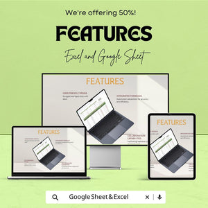 Bookkeeping Workbook Sheet for Financial Management | Google Sheet Template | Track Income & Expenses | Budgeting and Accounting Tool