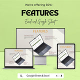 Bookkeeping Workbook Sheet for Financial Management | Google Sheet Template | Track Income & Expenses | Budgeting and Accounting Tool