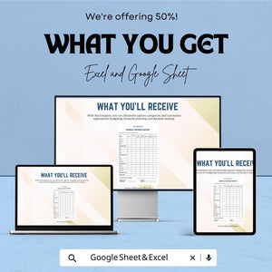 Annual Expense Report Sheet Template for Google Sheets | Optimize Expenses | Business Financial Management Tool | Expense Tracking Sheet