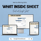 Catering Sheet Template | Excel and Google Sheet | Event Planning & Catering Budgeting