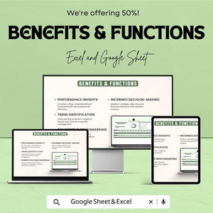 Administration Financial Ratios Analysis Sheet for Excel and Google Sheets – Financial Planning & Strategic Decision-Making