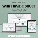 Operations Project Budget Planner - Google Sheets Template | Project Cost Tracking, Budget Management, Expense Control, Financial Planning