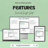 Marketing Salary & Compensation Planner - Excel and Google Sheet Template for HR, Salary Structures, Employee Compensation, and Bonuses
