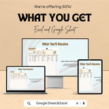 Health & Safety Training Schedule Planner Sheet - Excel and Google Sheets Template - Efficient Training Organization and Attendance Tracker