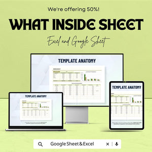 Financial Cost Reduction Planner Sheet | Excel and Google Sheet Template for Budgeting & Expense Management