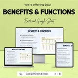 Financial Cost Reduction Planner Sheet | Excel and Google Sheet Template for Budgeting & Expense Management