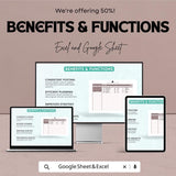 2024 Administration Social Media Content Planner | Excel & Google Sheet Template | Digital Marketing Calendar | Content Strategy Organizer