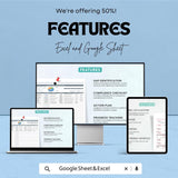 Administration Compliance Gap Analysis Tool Sheet | Excel Template | Track Compliance Gaps & Risk Mitigation | Excel Spreadsheet for