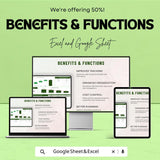 Administration Asset Management Sheet – Google Sheet – Asset Allocation, Budgeting, and Financial Summary Tool – Downloadable Template