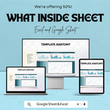 Pivot Table Dashboard Template for Excel and Google Sheets | Real-Time Data Analysis | Financial & Project Tracking