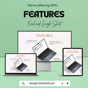 Coach Bookkeeping Template Google Sheet & Excel | Finance Tracker for Coaches | Coaching Business Expense Income Spreadsheet | 50% OFF