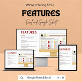 Social Media Marketing SWOT Analysis Sheet - Excel & Google Sheet Template for Strategy, Planning, and Performance