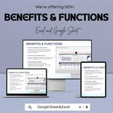 Marketing Paid Ad Campaign ROI Calculator Sheet - Excel & Google Sheet for Ad Performance Analysis