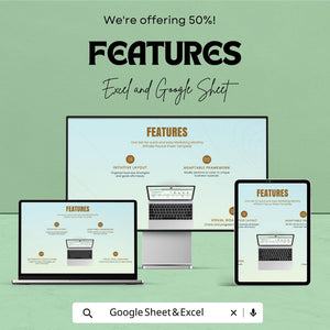 Marketing Monthly Affiliate Payout Sheet - Excel & Google Sheets Template for Tracking Affiliate Payments, Commission Payouts, and Earnings