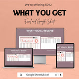 Marketing Affiliate Payment Tracker Sheet | Excel and Google Sheet | Track Affiliate Payments, Commissions, & Earnings | Digital Template