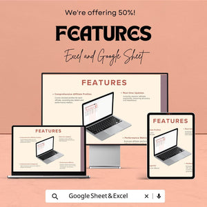 Marketing Affiliate Payment Tracker Sheet | Excel and Google Sheet | Track Affiliate Payments, Commissions, & Earnings | Digital Template