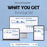 Checkbook Register Sheet | Budget Management | Google Sheet Template | Track Transactions, Expenses & Balances | Personal Finance Organizer