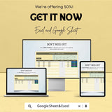 Blank Timeline Sheet - Project Planning Template | Excel and Google Sheet | Track Dates, Milestones & Tasks | Printable Project Tracker