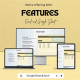 Blank Timeline Sheet - Project Planning Template | Excel and Google Sheet | Track Dates, Milestones & Tasks | Printable Project Tracker