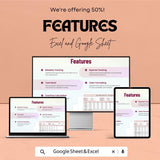 Biweekly Timesheet Template - Easy Excel & Google Sheet for Payroll Tracking, Time Management, and Task Logging