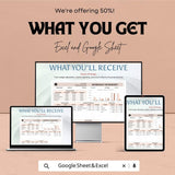 Workday HR Budget Sheet | Excel and Google Sheet | Employee Payroll & Expense Tracking | Financial Overview | Budget Planner Template |