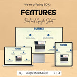 HR Analytics Dashboard - Excel & Google Sheet Template | Employee Management | HR Data Analytics Tool | HR Dashboard for Workforce Insights