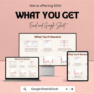 Vacation Planner Sheet | Excel and Google Sheets Template | Budget & Activity Tracker | Vacation Planning Organizer