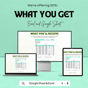 Construction Staff Time Sheet Template | Excel & Google Sheets | Track Hours, Overtime, and Payroll for Construction Projects