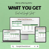 Business Travel Itinerary Template - Excel & Google Sheets - Easy-to-Use Travel Planner for Corporate Trips - Downloadable Template