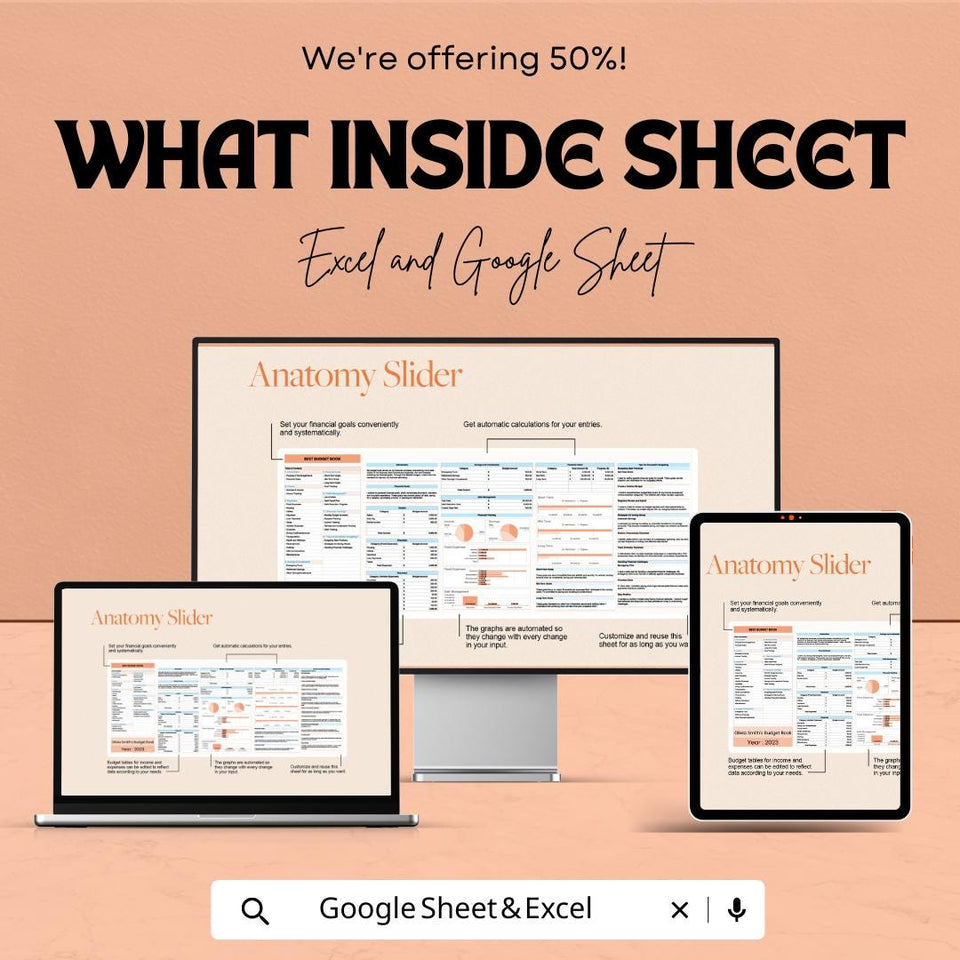 Best Budget Book Sheet | Excel & Google Sheet Template | Financial Planning Tool | Budget Tracker 2023 | Easy to Use Budget Book |