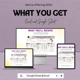 Marketing Event Budget Planner | Excel & Google Sheets | Event Budget Template | Finance Tracker | Editable Event Planning Sheet
