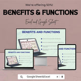 Marketing Brand Health KPIs Dashboard - Excel and Google Sheet - Track & Analyze Marketing Performance - KPI Analytics Template