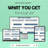 Account Audit Checklist Template | Excel and Google Sheet | Financial Audit Tracking Tool | Internal Control & Compliance