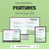 Small Business Dashboard Template | Financial, Sales, and Performance Tracker | Excel & Google Sheets