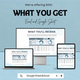 Marketing Partner Referral Tracking Sheet - Excel and Google Sheet for Efficient Lead Management, Referral Status & Outcome Analysis