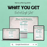Software Purchase Order Form Sheet for Excel & Google Sheets | Efficient Order Management Template | Track Software Purchases with Ease