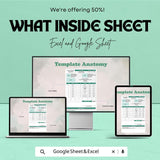 Software Purchase Order Form Sheet for Excel & Google Sheets | Efficient Order Management Template | Track Software Purchases with Ease
