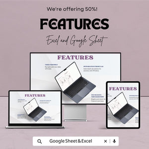Profit and Loss Statement Report Sheet | Financial Tracking Template | Google Sheets | Expense & Revenue Tracker | Monthly Business Report