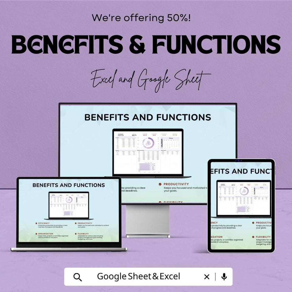 Budget Tracker Sheet | Personal Finance Management Template | Excel & Google Sheet | Budget Planner | Expense Tracker | Money Management