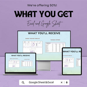 Budget Tracker Sheet | Personal Finance Management Template | Excel & Google Sheet | Budget Planner | Expense Tracker | Money Management