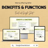 Budget Planner Inventory Spreadsheet - Expense Tracking, Income Management, Budget Optimization - Excel & Google Sheet Template