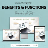 Balance Sheet Template Excel and Google Sheet | Financial Reporting Spreadsheet | Business Accounting Dashboard | Simple & Editable