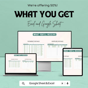 Administration Procurement Dashboard Sheet | Excel and Google Sheets | Track Procurement Performance & Supplier Activities