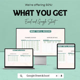 Administration Procurement Dashboard Sheet | Excel and Google Sheets | Track Procurement Performance & Supplier Activities
