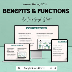 Administration Procurement Dashboard Sheet | Excel and Google Sheets | Track Procurement Performance & Supplier Activities